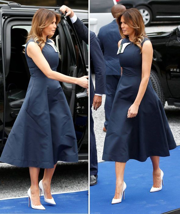 Melania Trump style shot Belgium