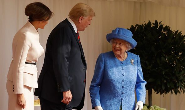 melania trump donald queen elizabeth news pictures